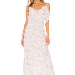 LPA floral maxi dress